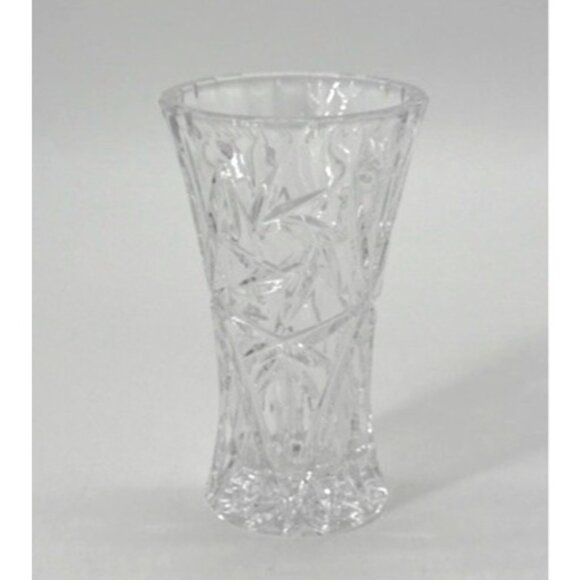 Lenox Collections Crystal Star Vase 4" Vintage Czech Republic Design - Picture 1 of 6